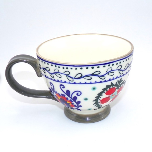 Vintage~Porcelain Footed Mug Set of 2 by Potters Studio - Picture 2 of 7